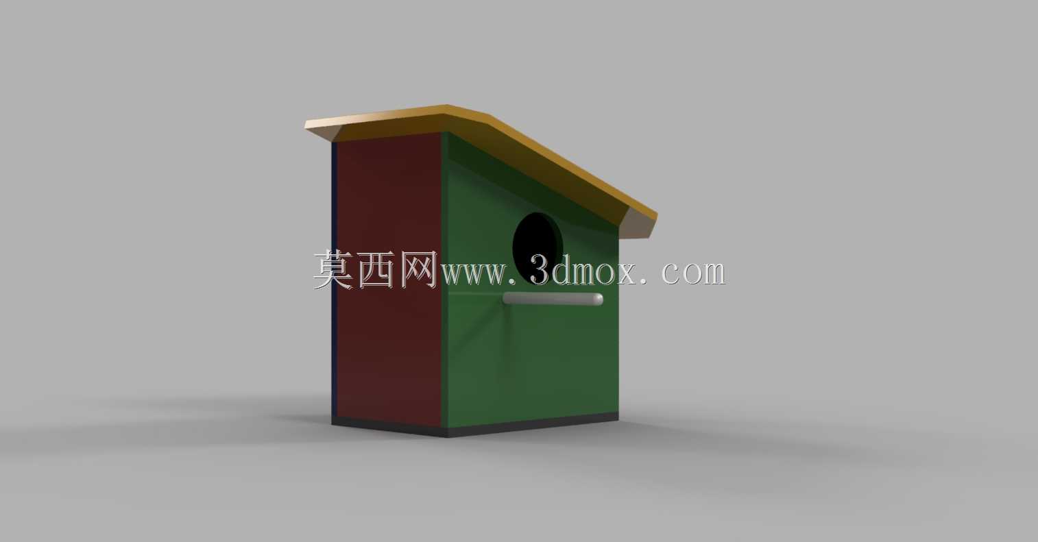 Nestkast schuin dak|Birdhouse屋顶