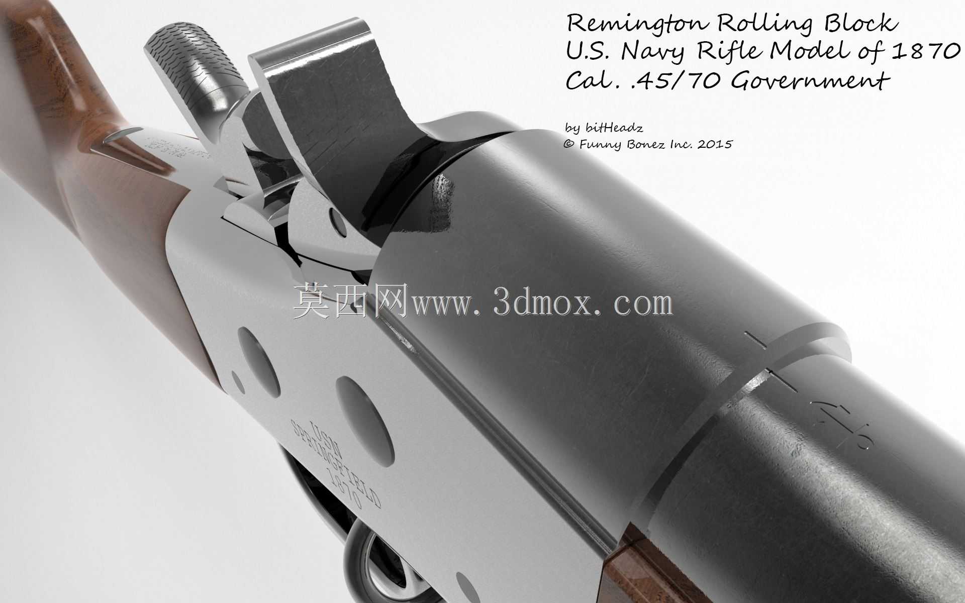 1870 Cal.美国海军步枪型号。45/70政府