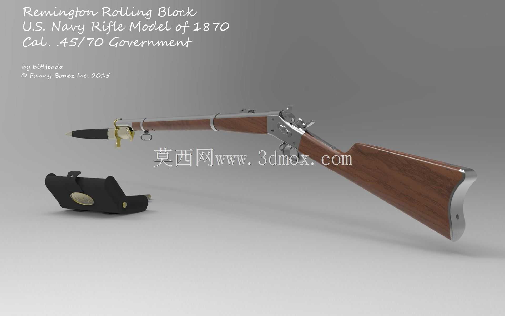 1870 Cal.美国海军步枪型号。45/70政府