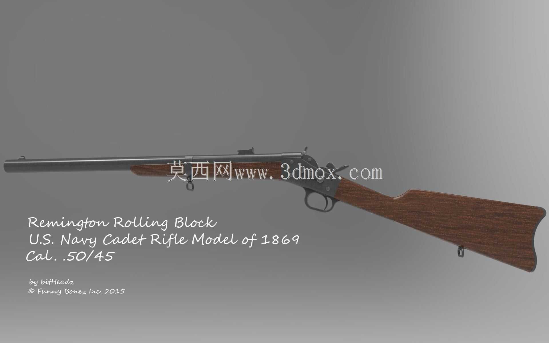 美国海军学员步枪型号1869 Cal。50/45