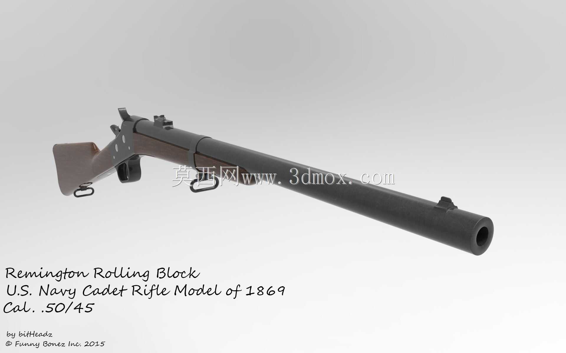 美国海军学员步枪型号1869 Cal。50/45