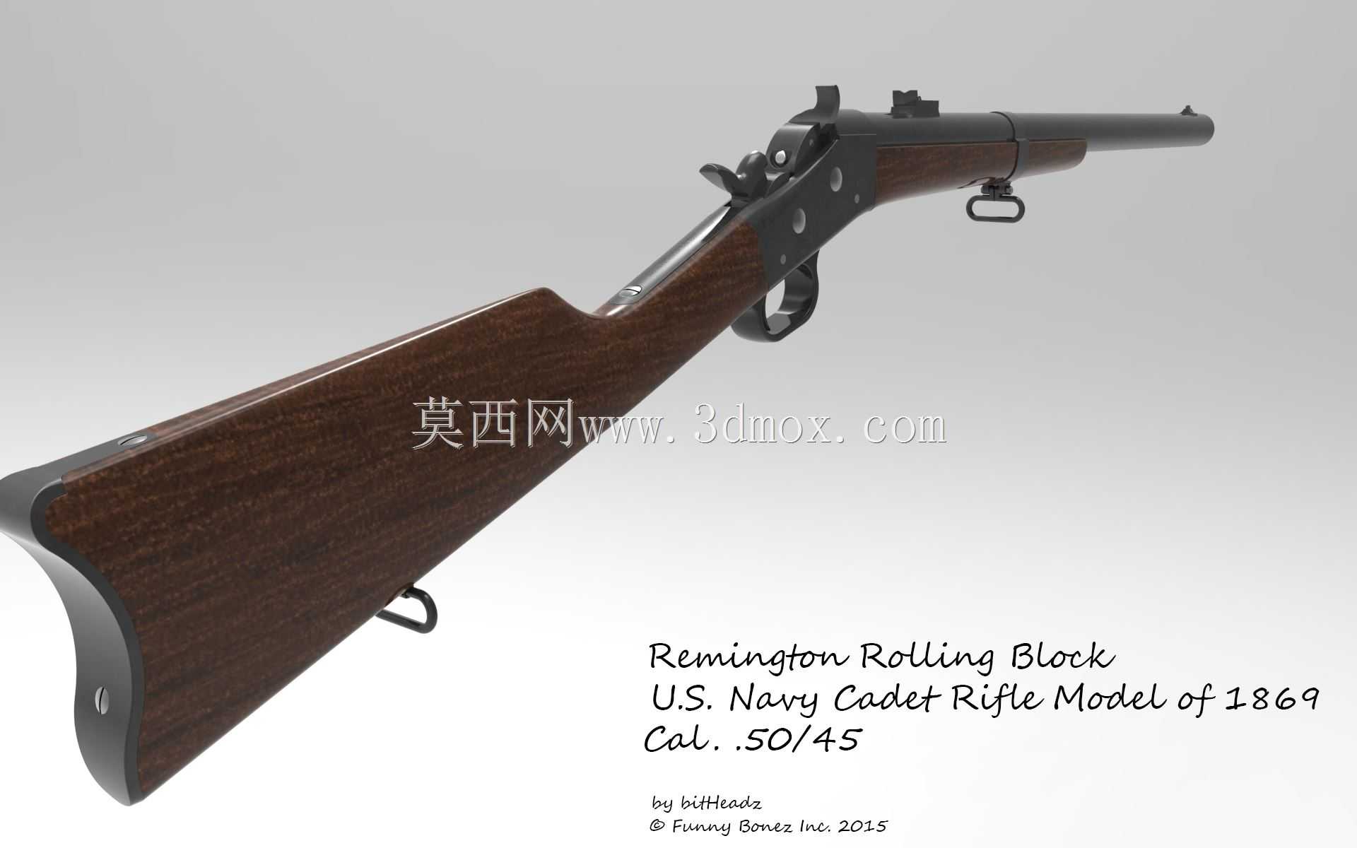 美国海军学员步枪型号1869 Cal。50/45