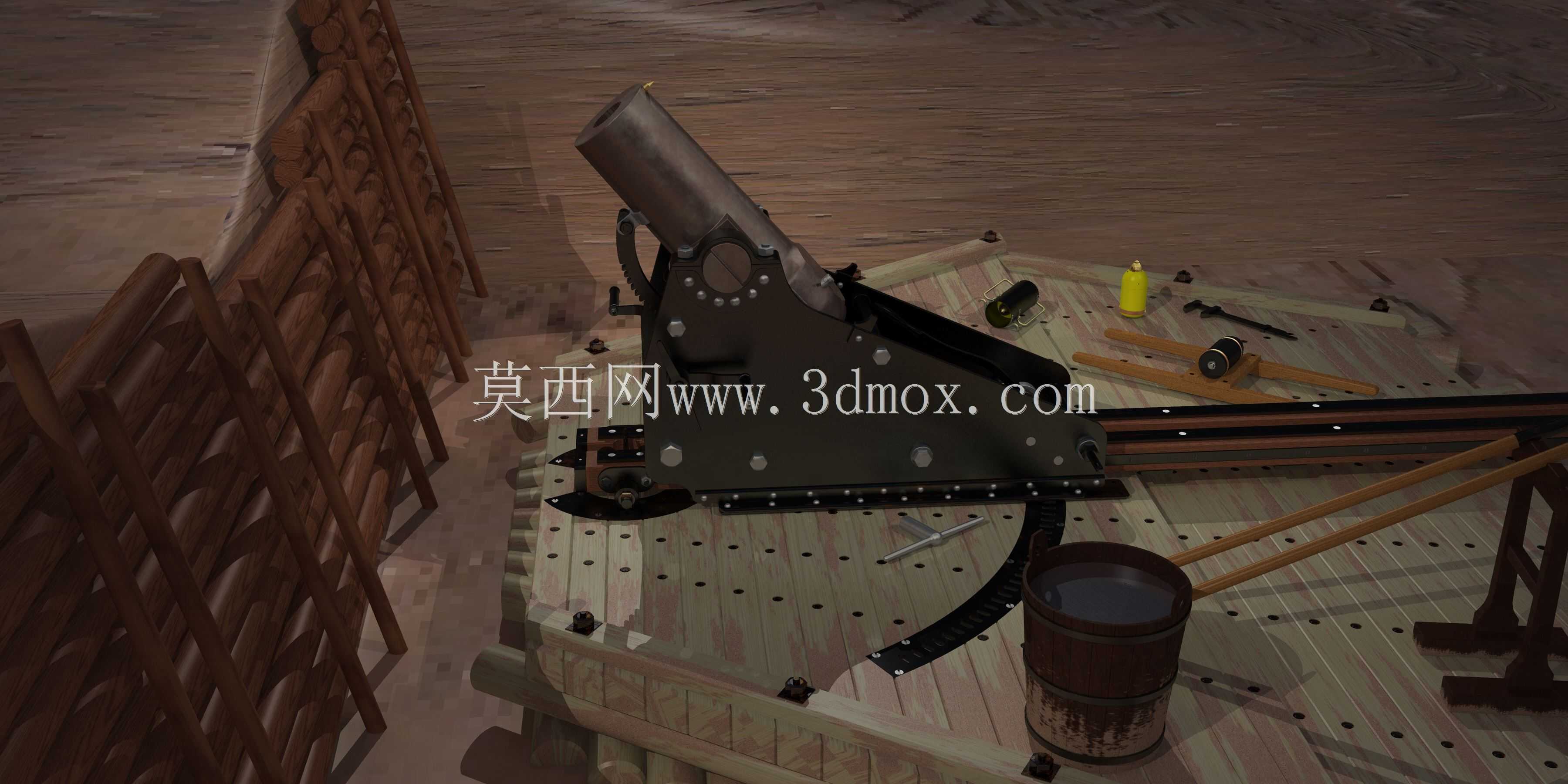 俄罗斯6英寸青铜迫击炮,1867型
