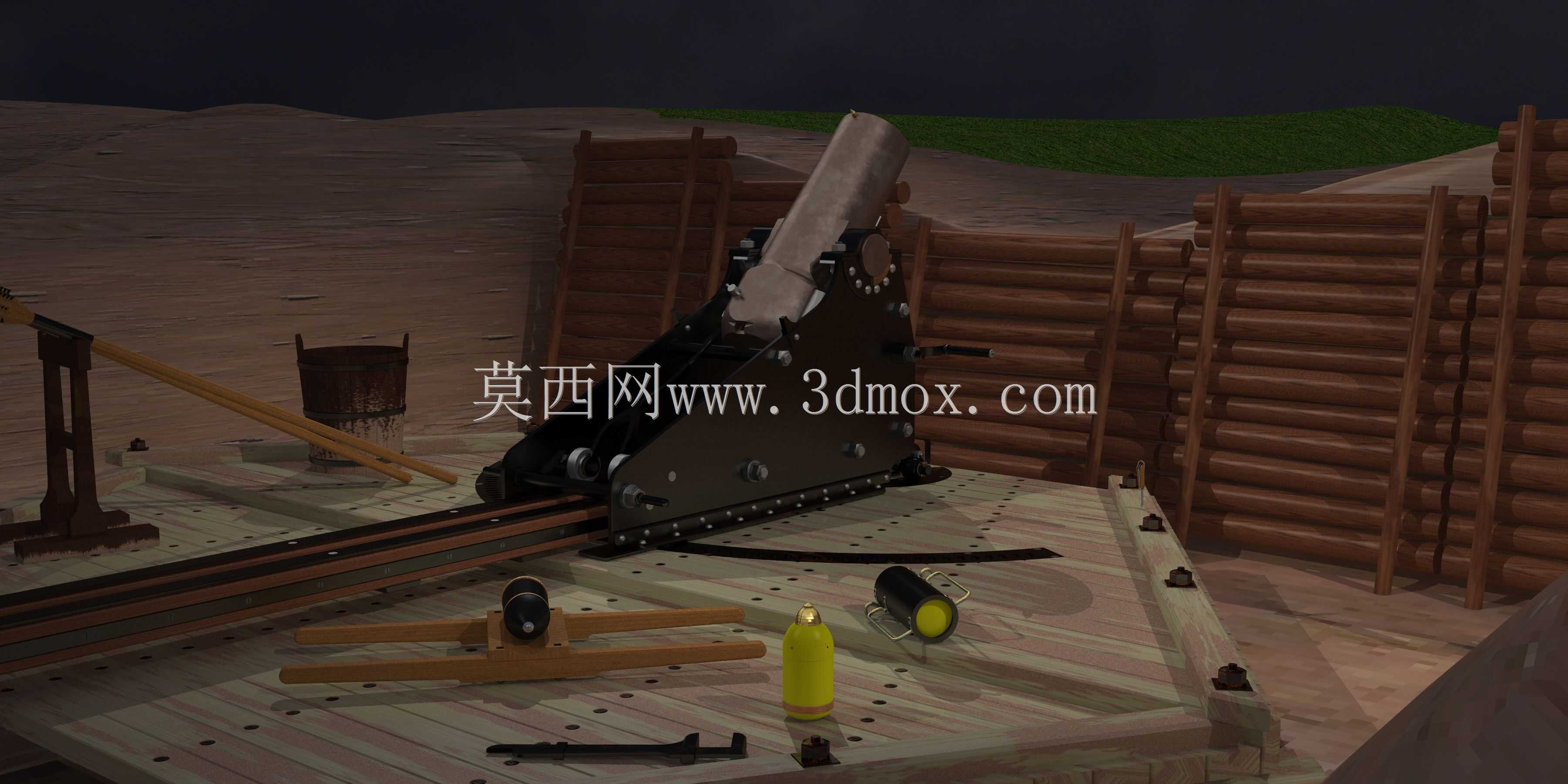 俄罗斯6英寸青铜迫击炮,1867型