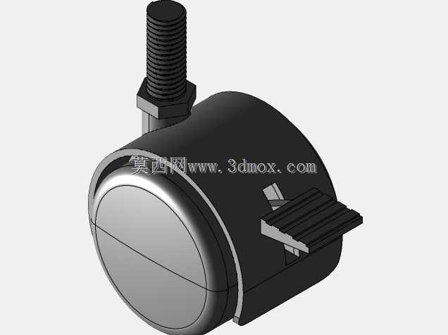 50mm螺栓式塑料脚轮
