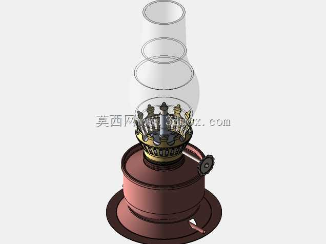 小笼形油灯