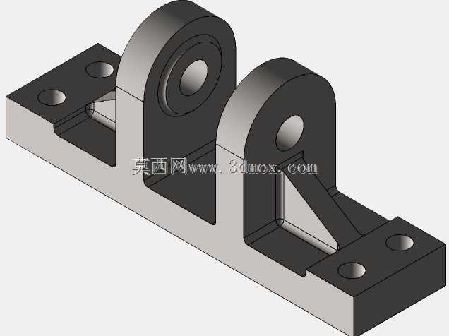 SolidWorks三维模型(电缆支架)