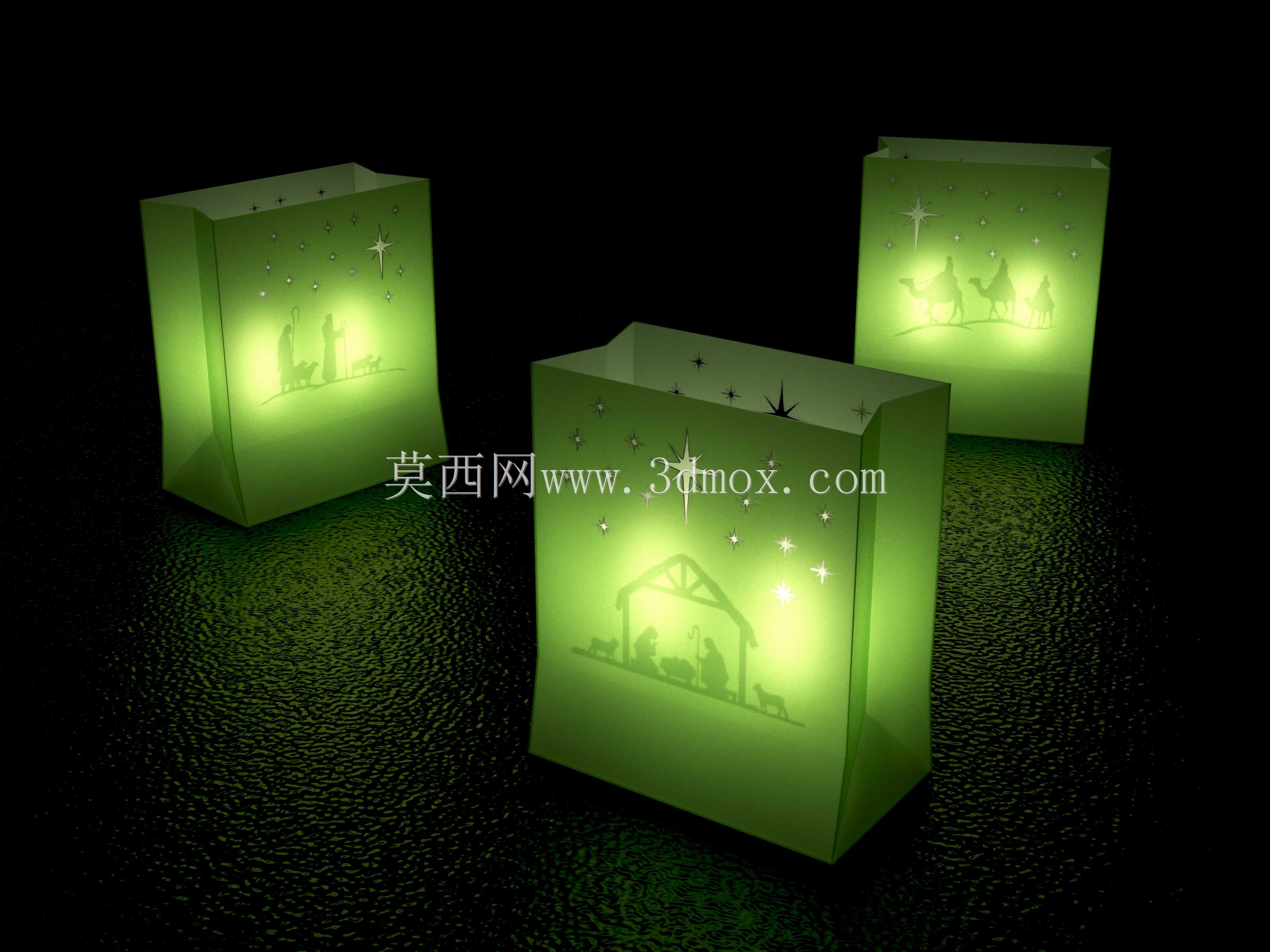 发光!|纸袋灯具