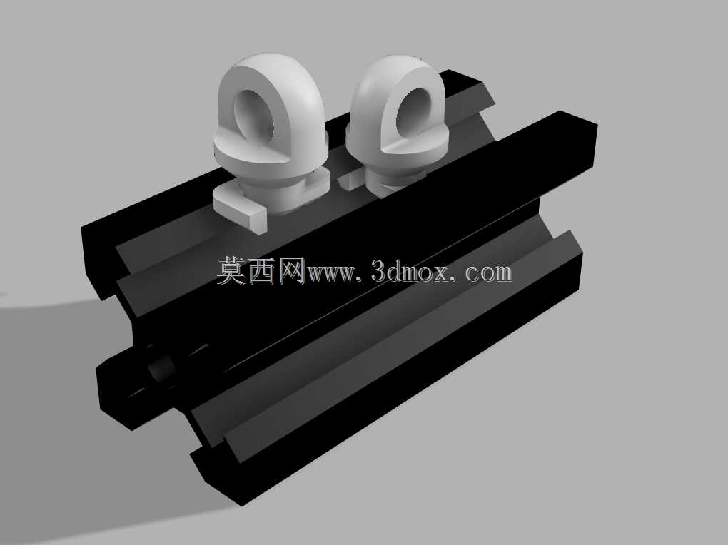 适用于20x20型材的可打印电缆夹
