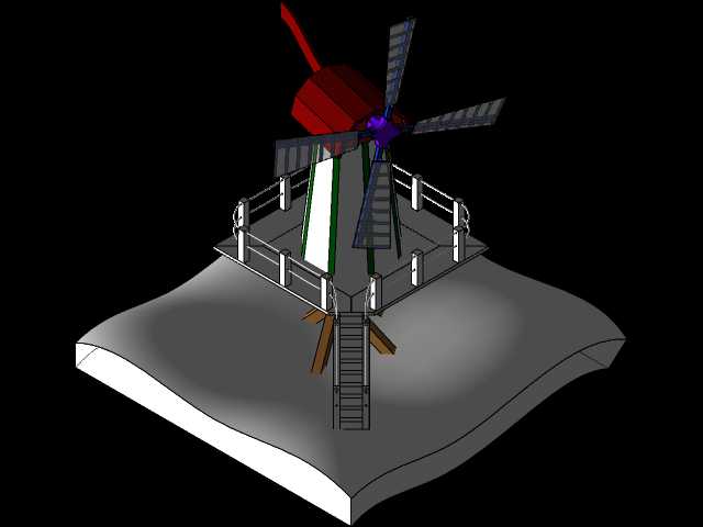 花园风车(荷兰Klapper Mühle)
