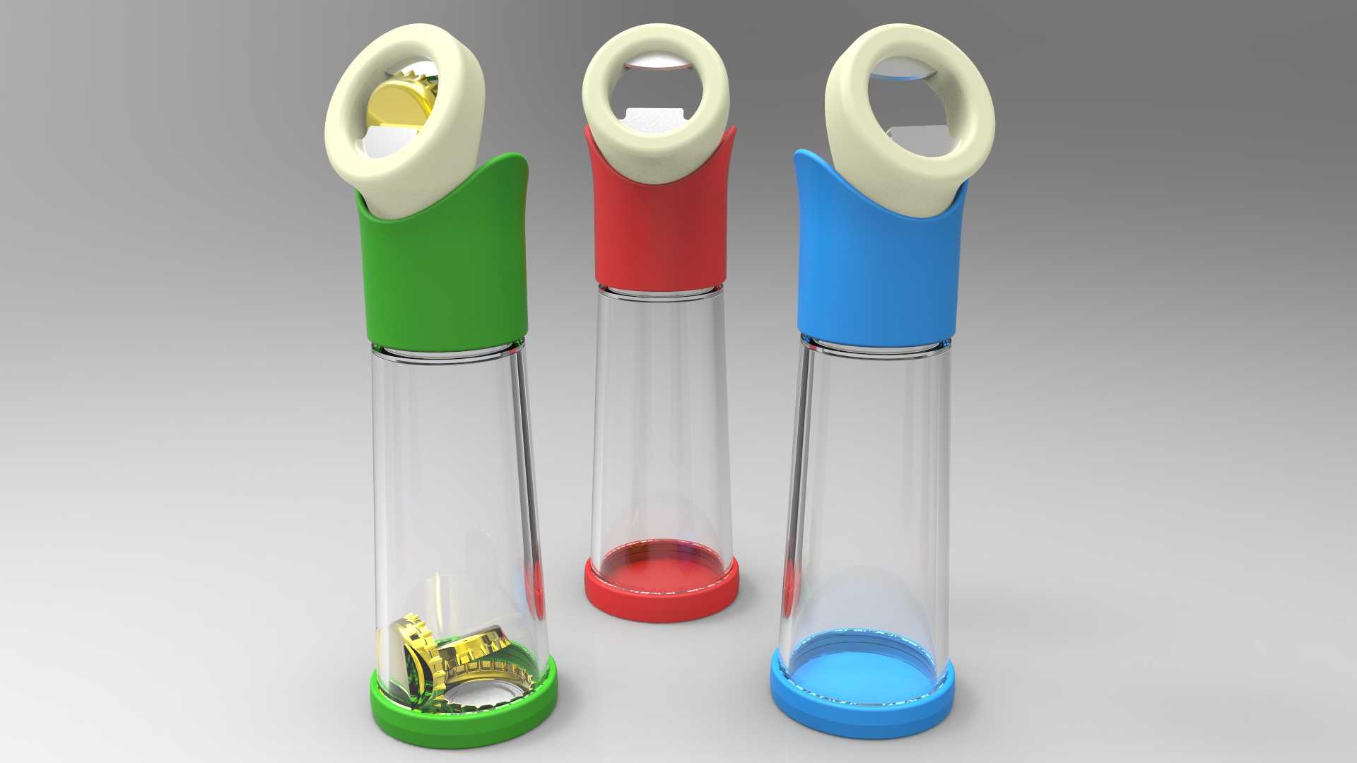 带收集箱的开瓶器