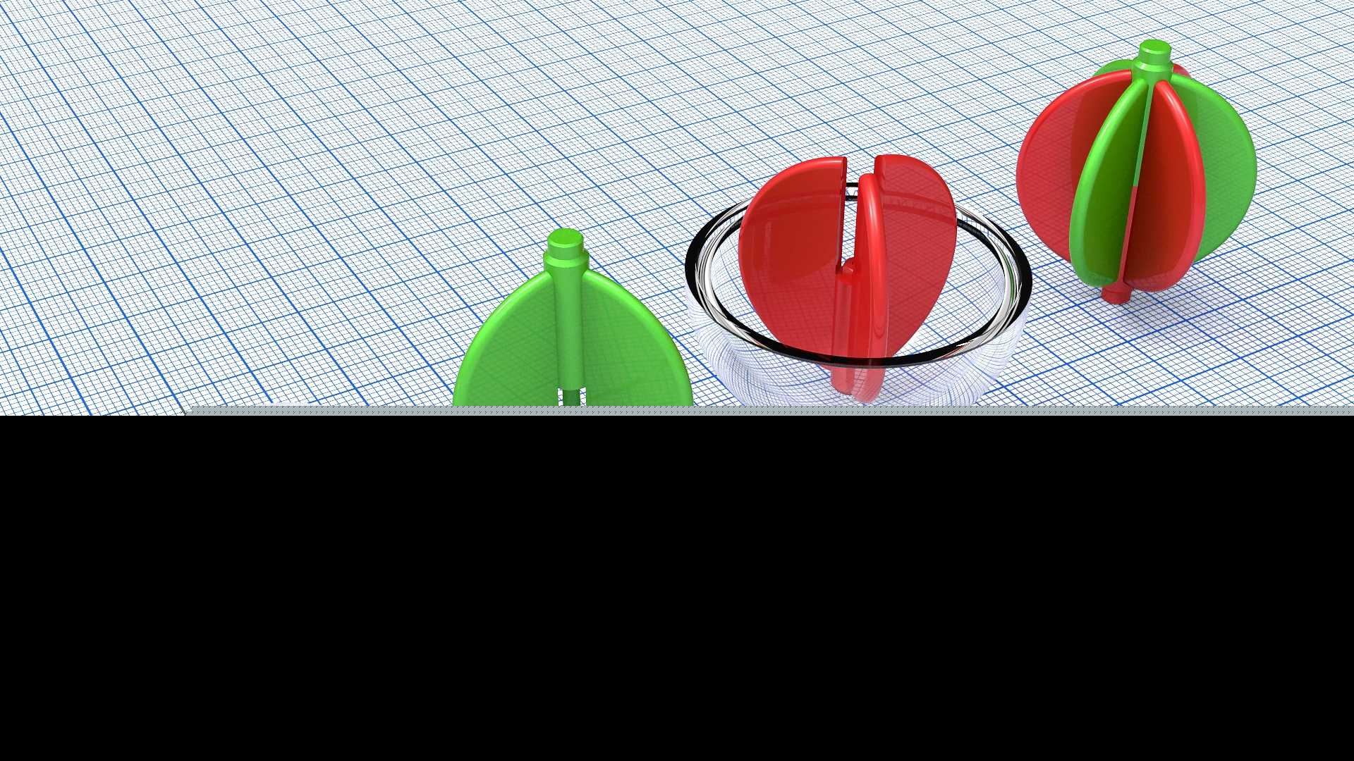 集成叶轮玩具球