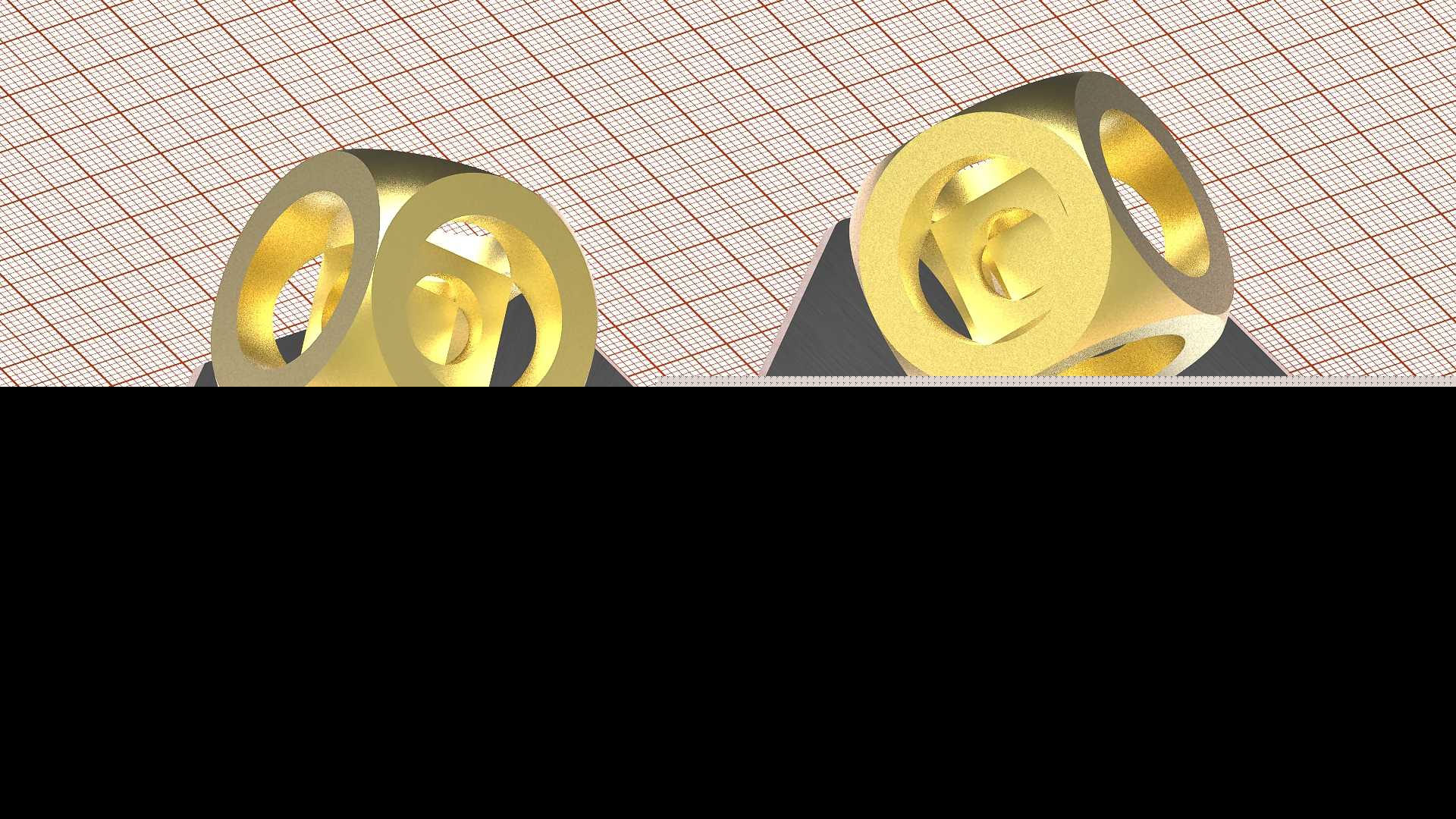 球形立方体中立方体的镇纸