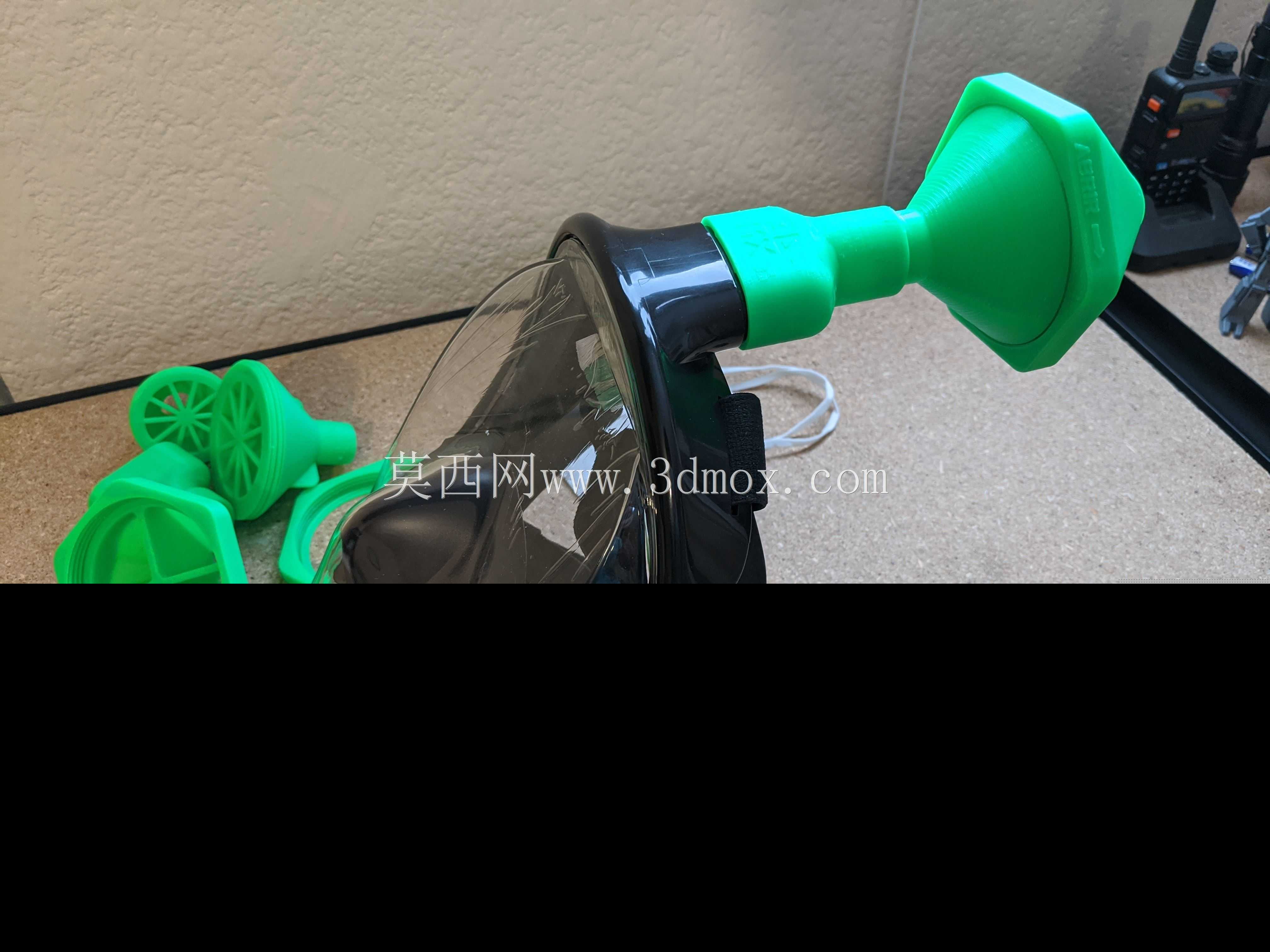 气动式KN95滤芯概念