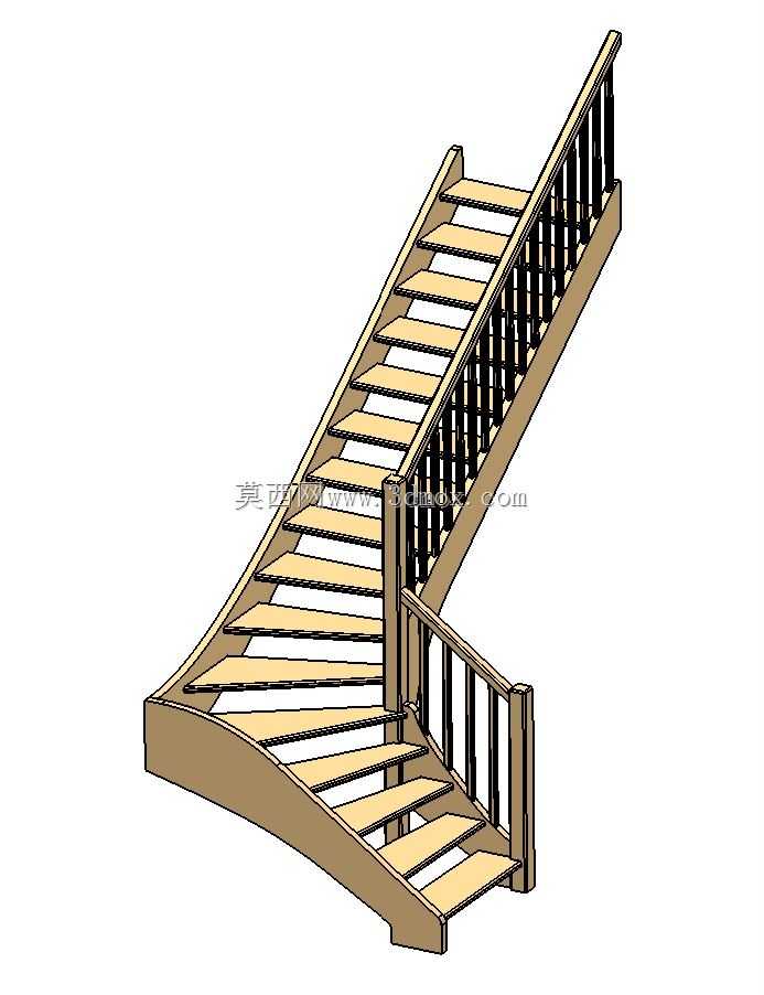 Escalier 1/4 bas