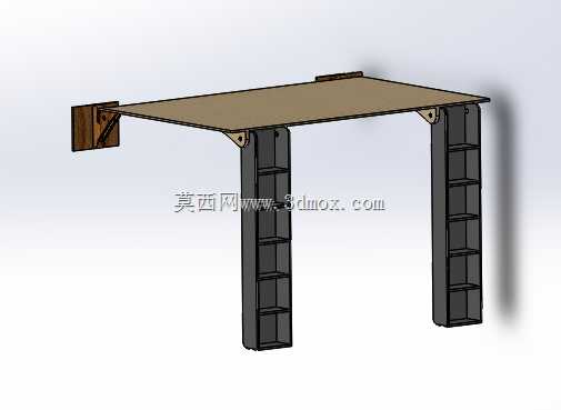 桌架草图(Boceto mesa estantería)