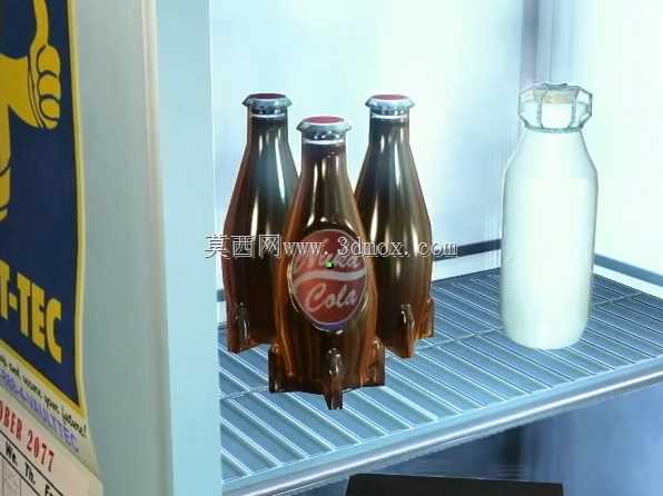 Nuka Cola Fallout 4道具可用于3d打印