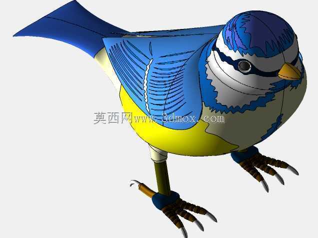 大山雀(SolidWorks中)