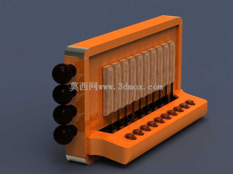 Melodeon(按钮手风琴)单列4止动三音端外壳