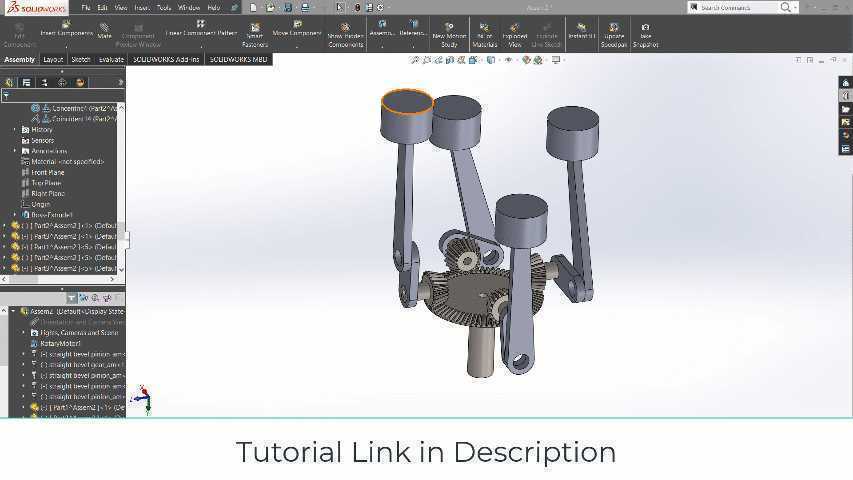 项目| Solidworks中的轴流发动机概念设计