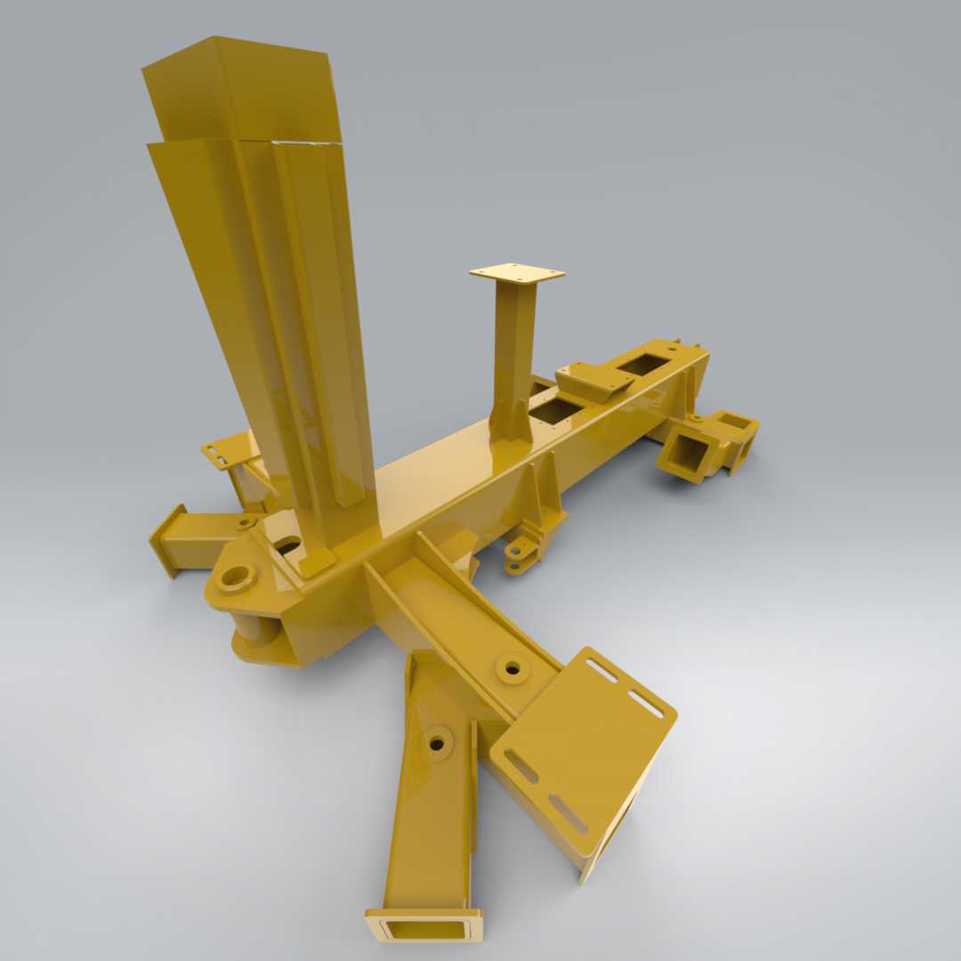 Һѹ�ھ�����̽ṹ-Estrutura chassi escavadeira hidr��ulica