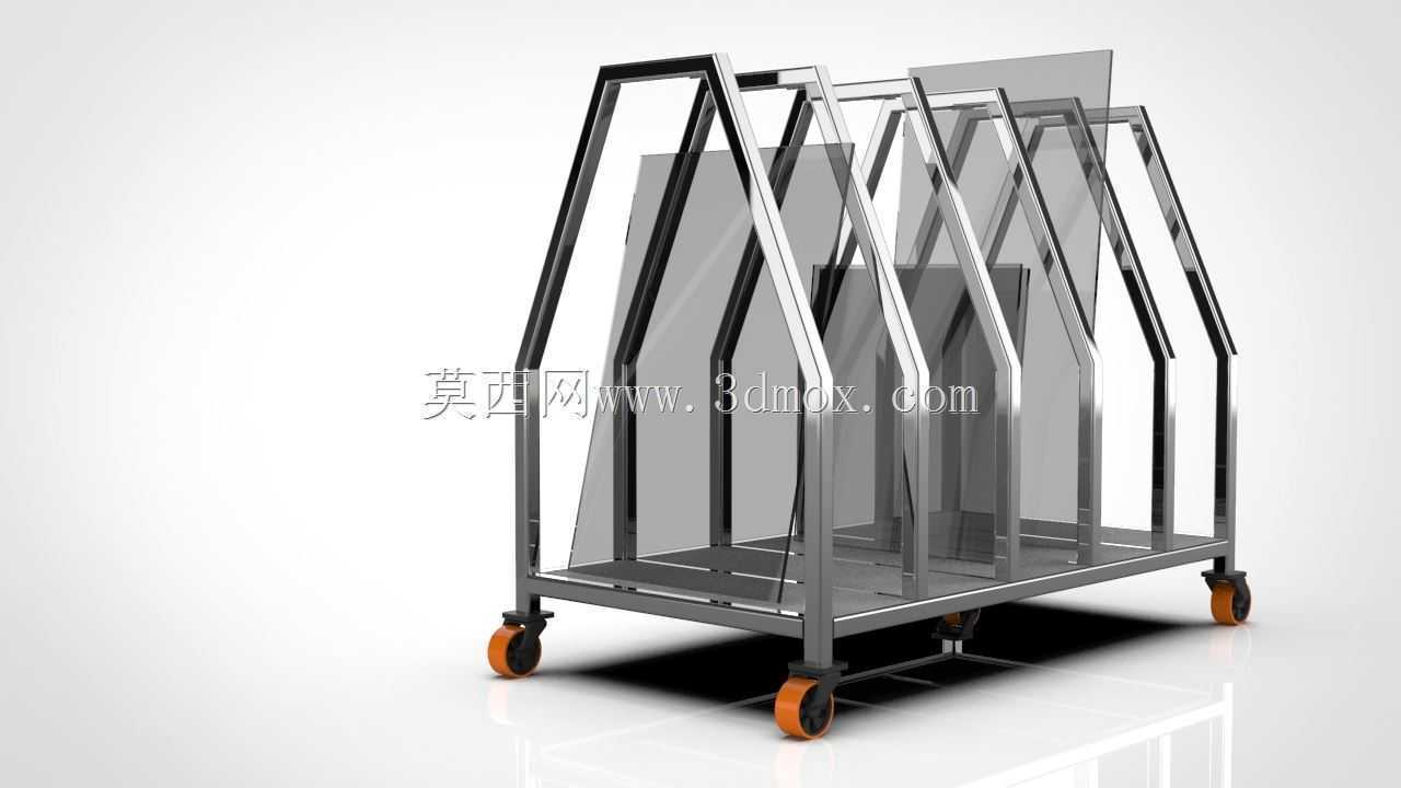玻璃手推车