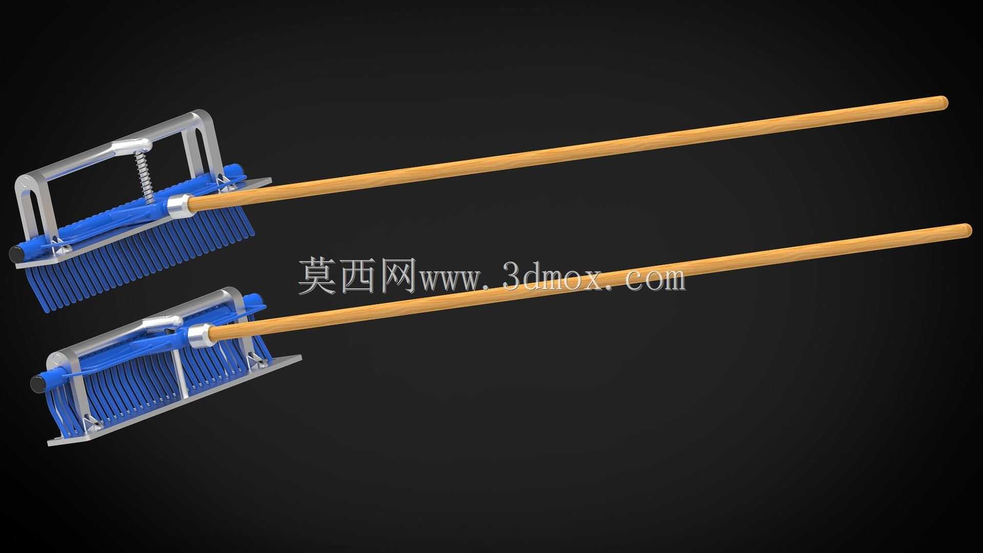 带剥离装置的耙子