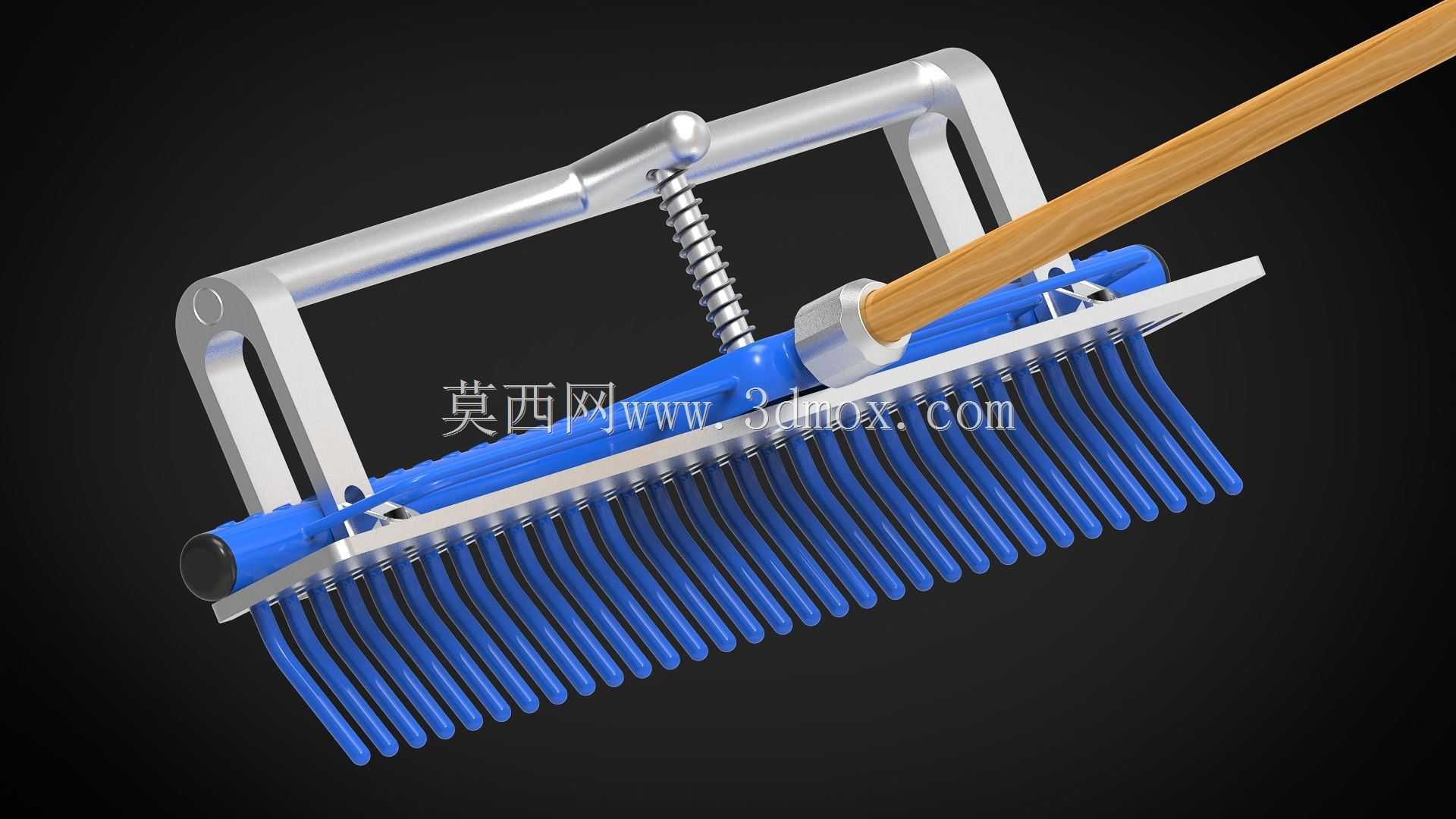 带剥离装置的耙子