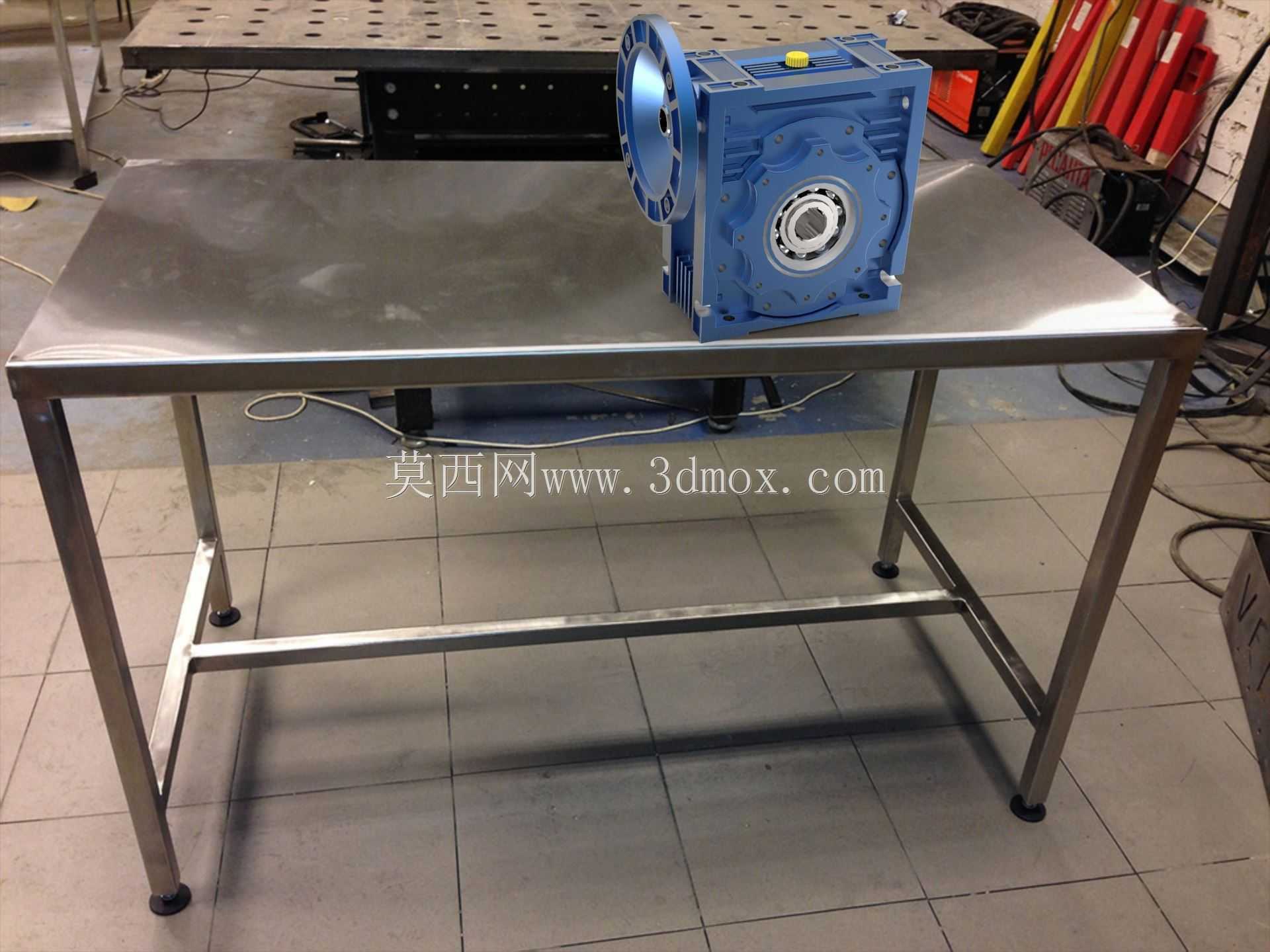 NMRV 130齿轮箱,1:80传动比工程模型