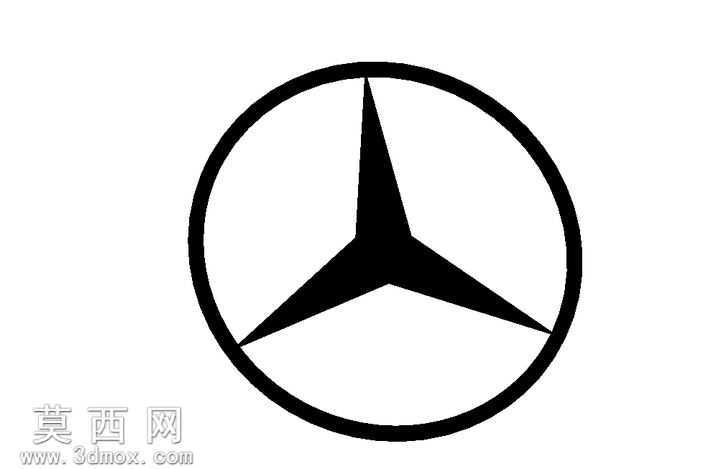 梅赛德斯-奔驰的标志和符号2009年。