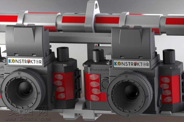 LomographyKonstruktor凸轮挑战:3D照片钻机/手柄概念