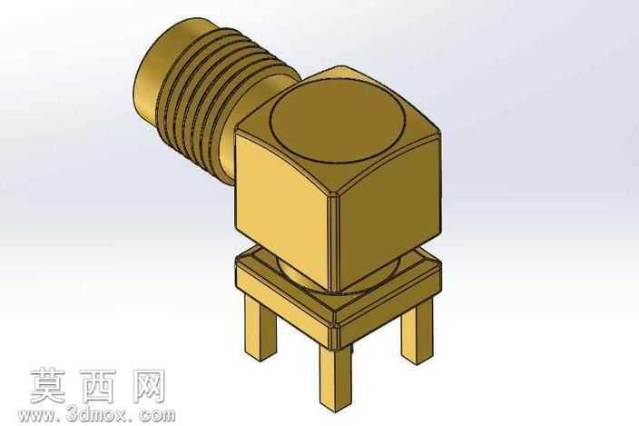 斜的SMA连接器