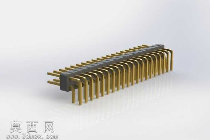 3M961240-5604-AR直角男性连接器40POS