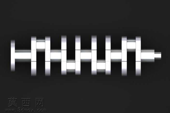 4缸曲轴