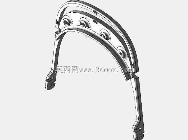 头戴式塑料注射防护屏