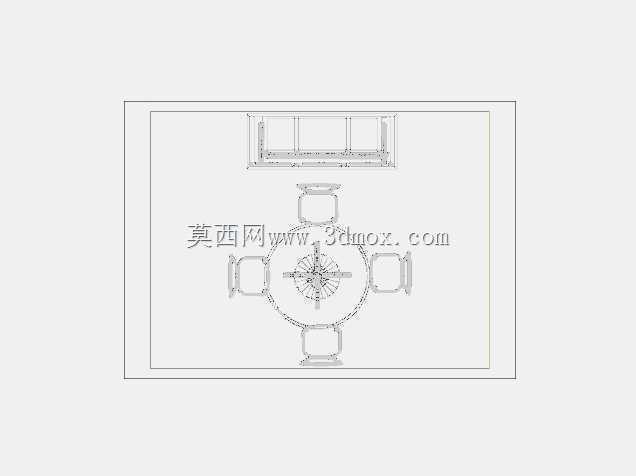 餐厅套装3D印象派