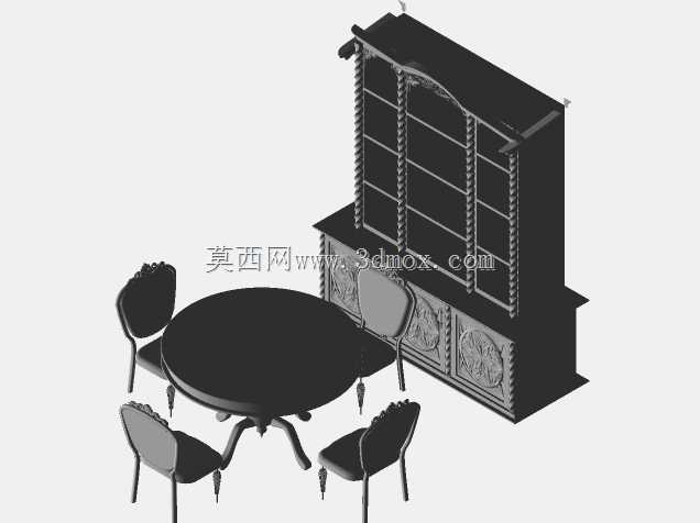 餐厅套装3D印象派