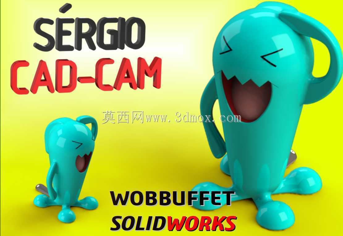 Wobbuffeet Poke��mon S��rgio CAD CAM