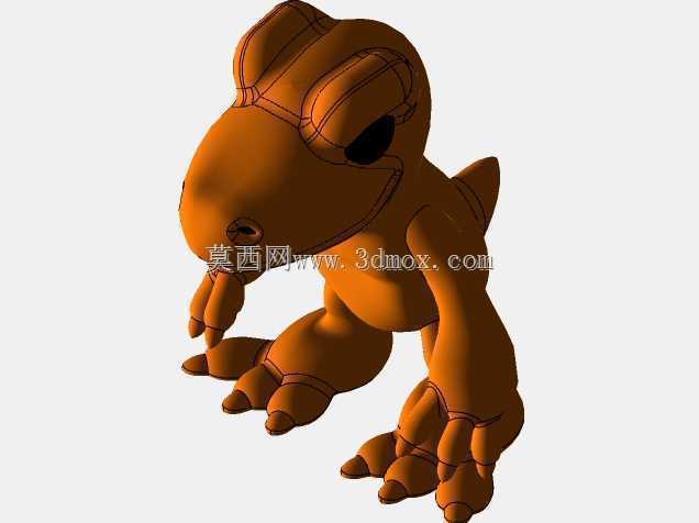 Agumon Digimon Sérgio CAD CAM