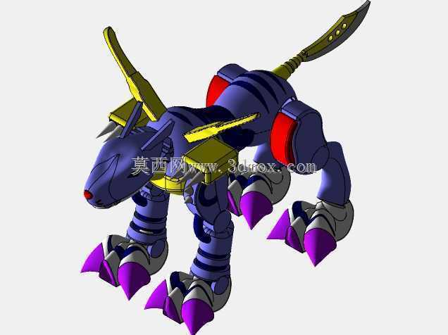 Metalgaruromon-digimon-Sérgio CAD CAM