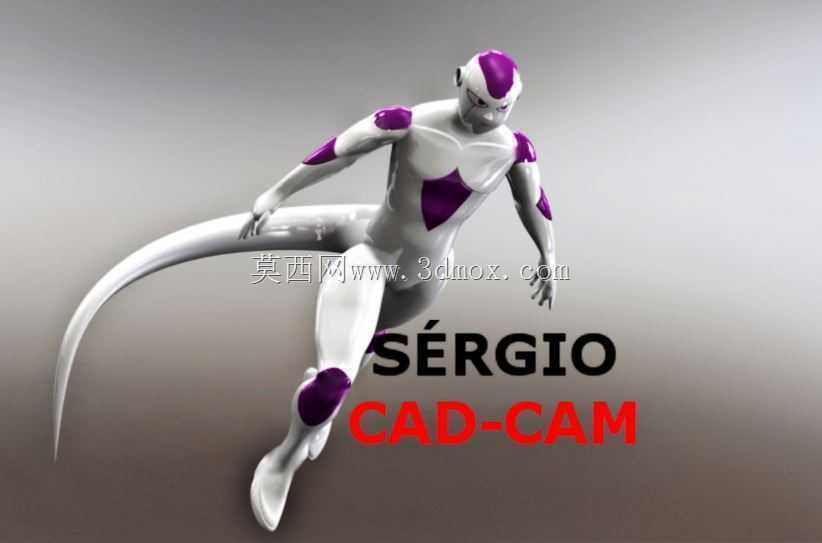Freeza Dragonball-S��rgio CAD CAM