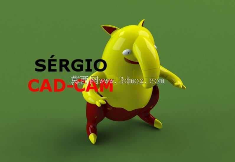 Drowzee Poke��mon S��rgio CAD CAM
