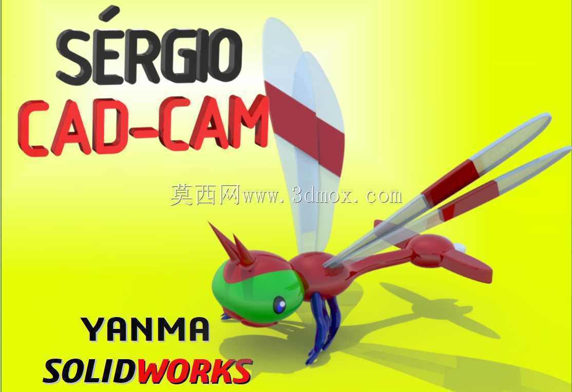 Yanma Pokemon-S��rgio CAD CAM