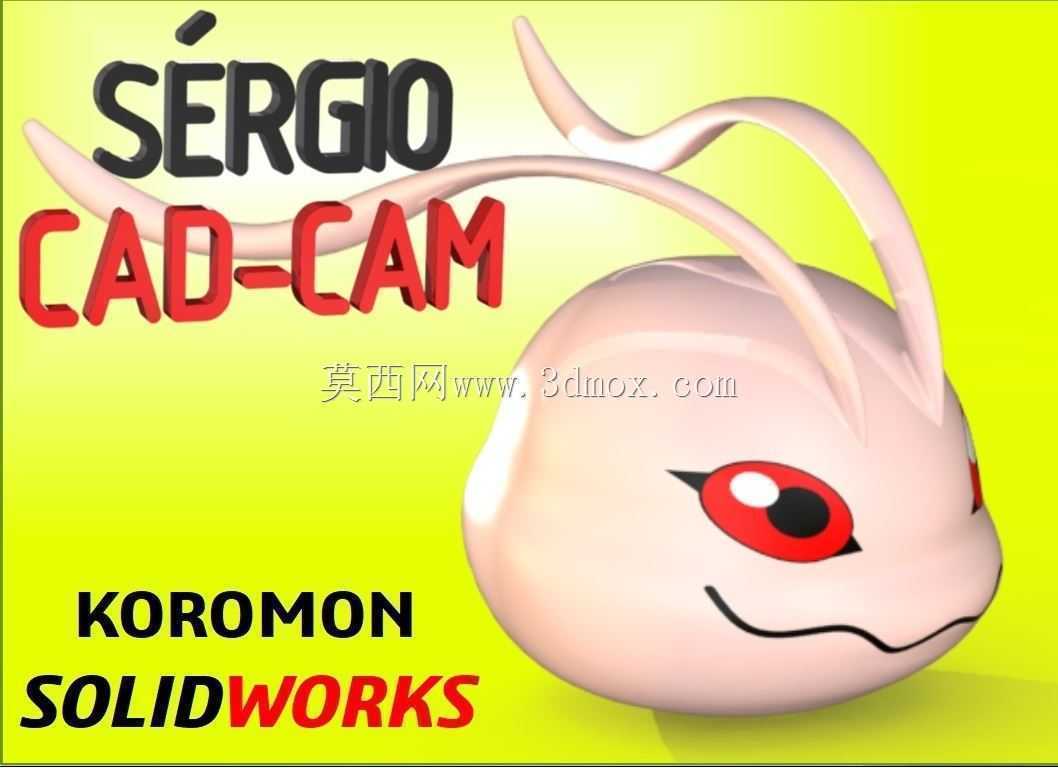 Koromon-Digimon 3D-S��rgio CAD CAM