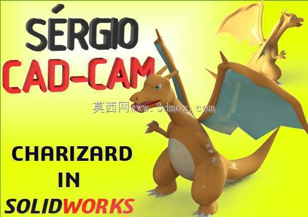Charizard Pok��mon-S��rgio CAD CAM