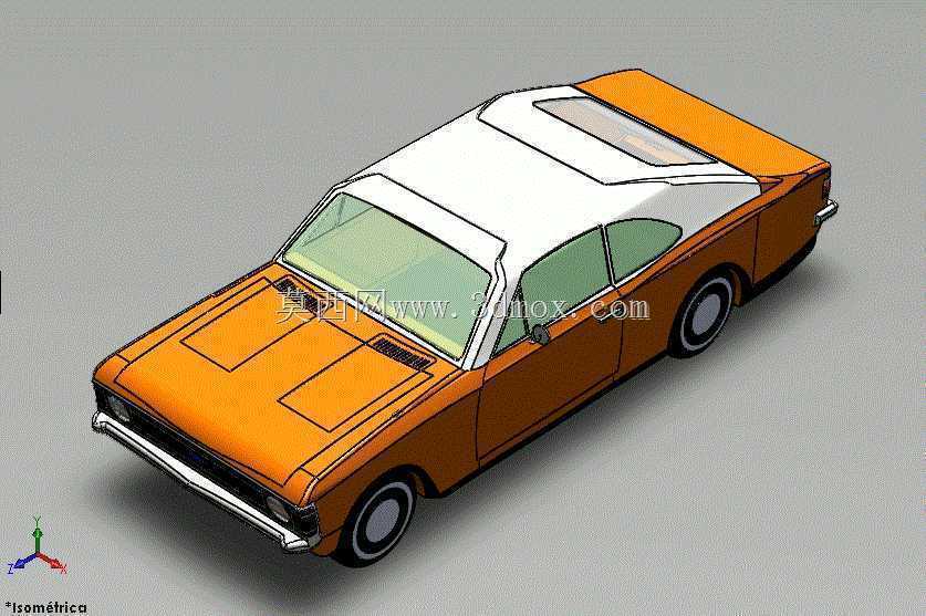雪佛兰Opala 1972概念车-Sérgio CAD CAM