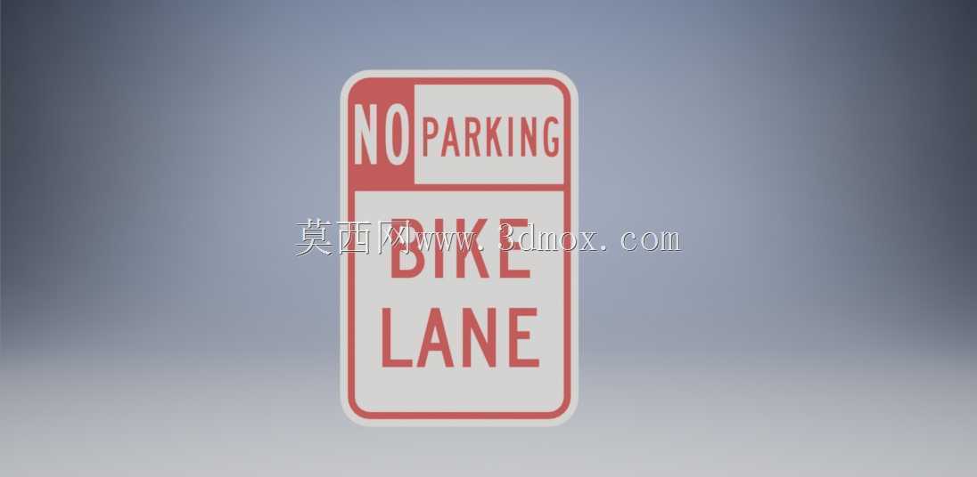 禁止停车自行车道R7-9/R7-9a道路标志