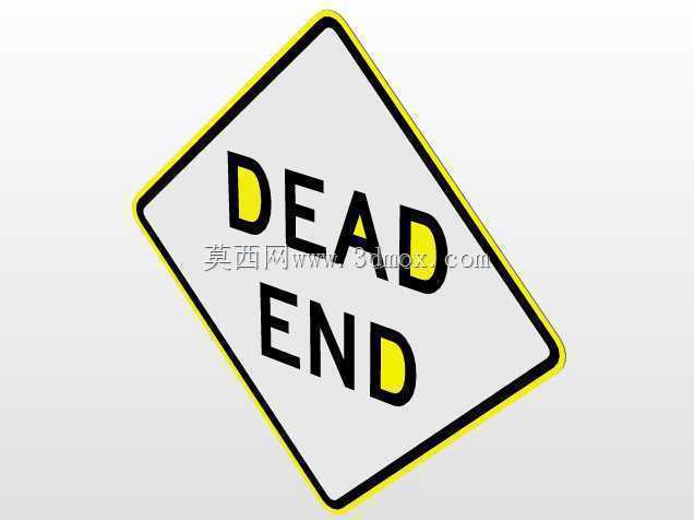 死胡同W14-1路标