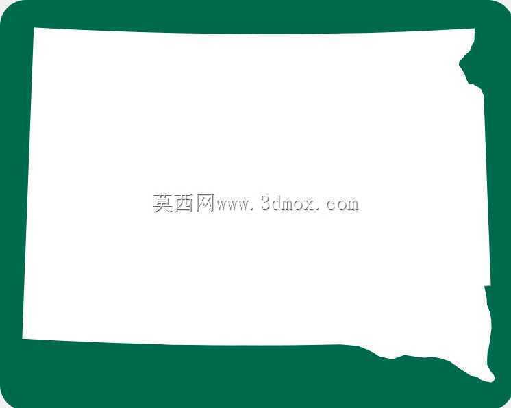 南达科他州路线标记2/3位M1-5路标