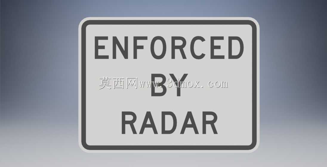 速度限制R2-1/由雷达R31-21强制执行/夜间速度R2-3P路标